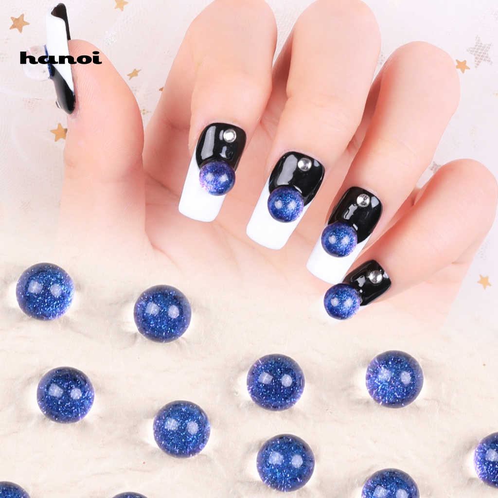 Set 30 Hạt Nhựa 3D Siêu Bền Chống Thấm Nước Dùng Trang Trí Móng Nghệ Thuật DIY