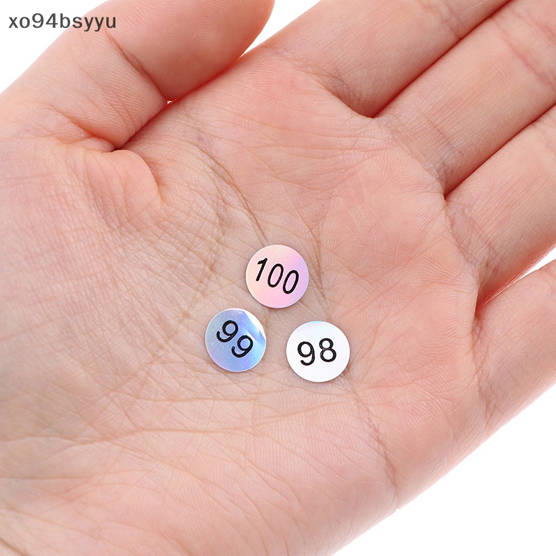 Nhãn Dán Số 1-200 Trang Trí Móng Tay Chống Thấm Nước Xo94Bsyu