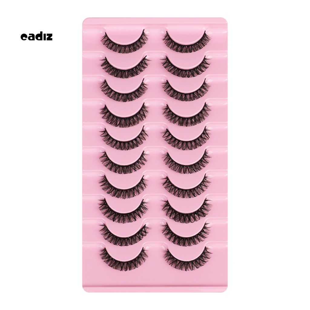 Hộp 20 Lông Mi Giả Dày Cong Trang Điểm Làm Đẹp Cho Nữ