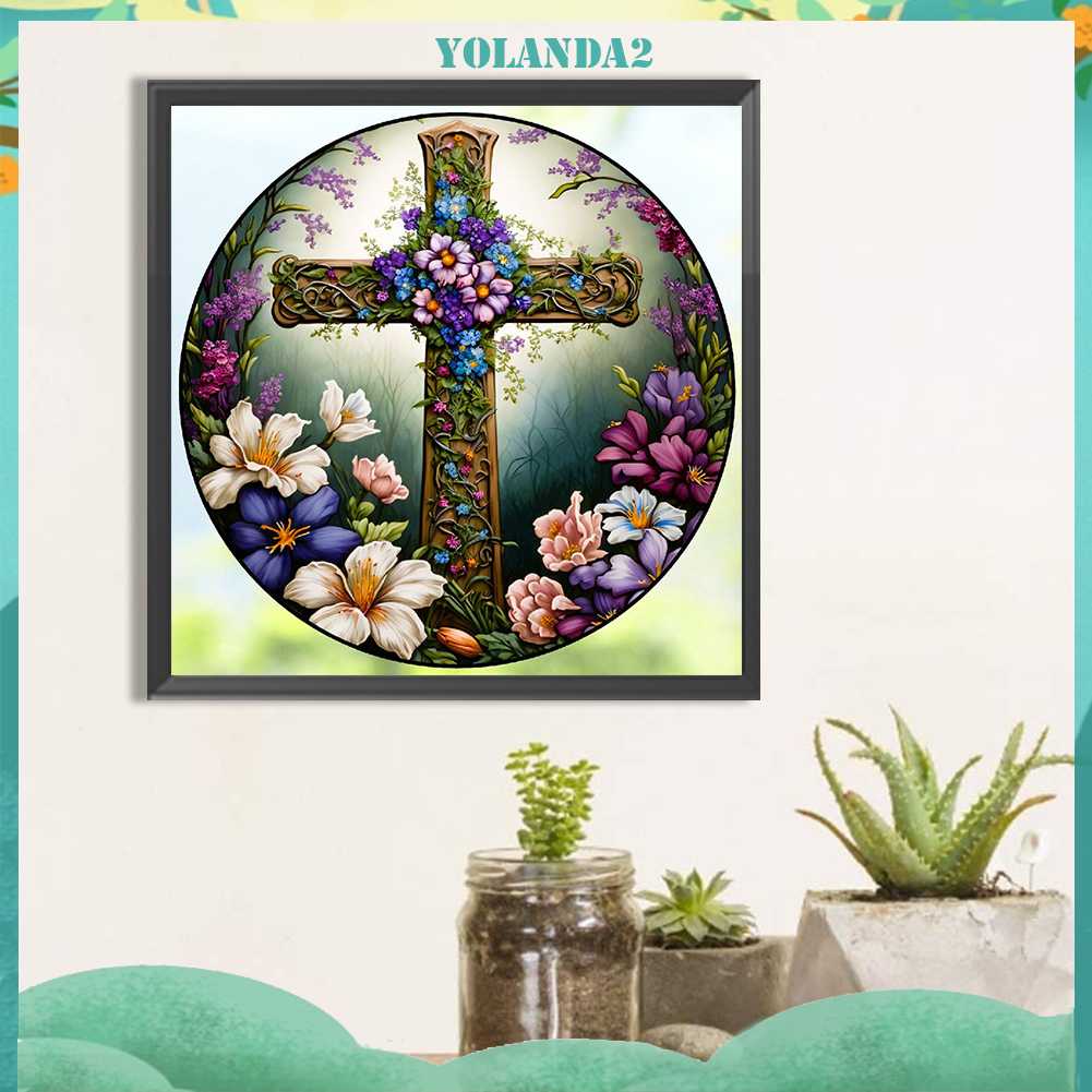 Tranh Đính Đá Kim Cương Toàn Bộ 5D DIY Hình Vẽ Bằng Kính