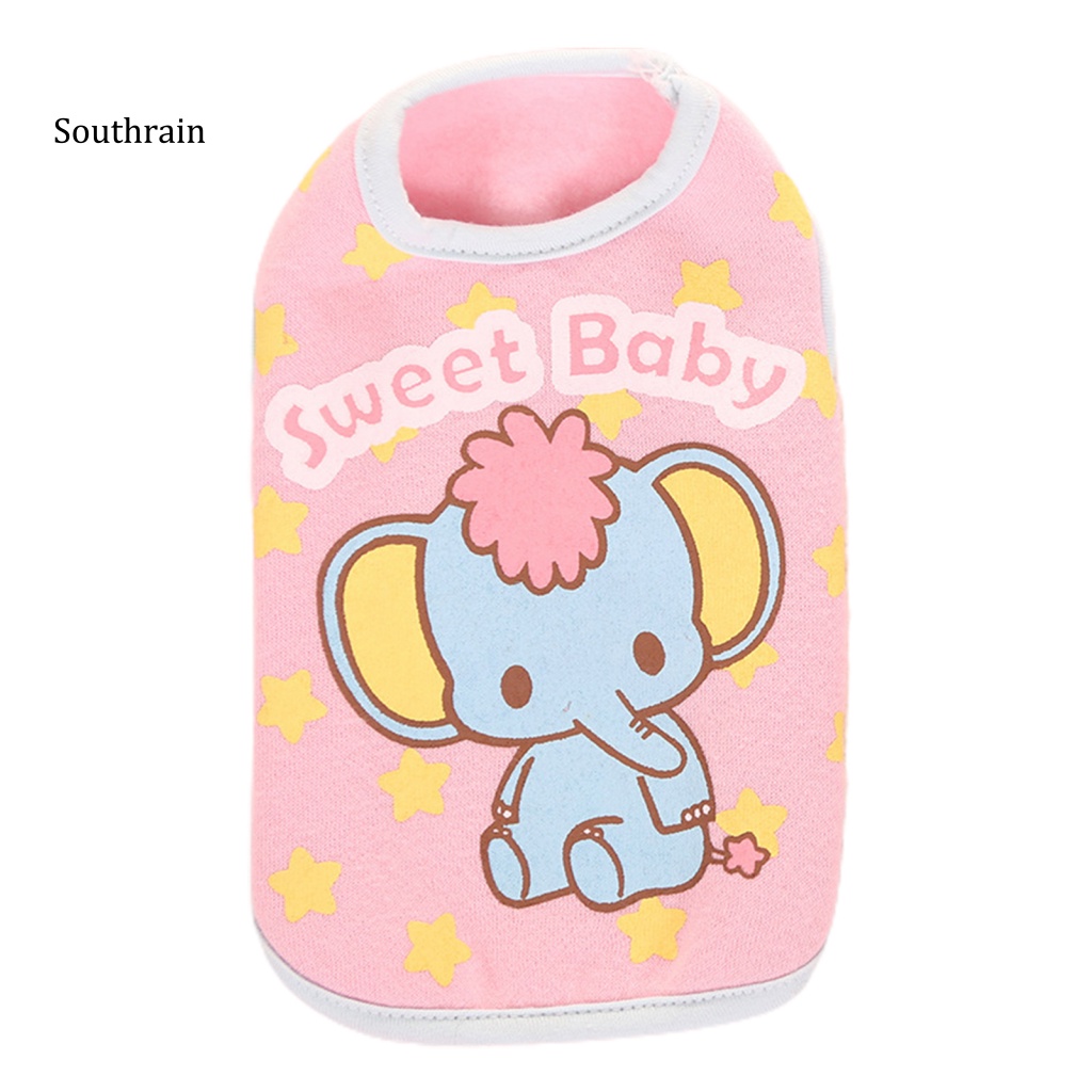 Áo Sweater Cotton Cổ Tròn In Họa Tiết Hoạt Hình Dành Cho Cún Cưng