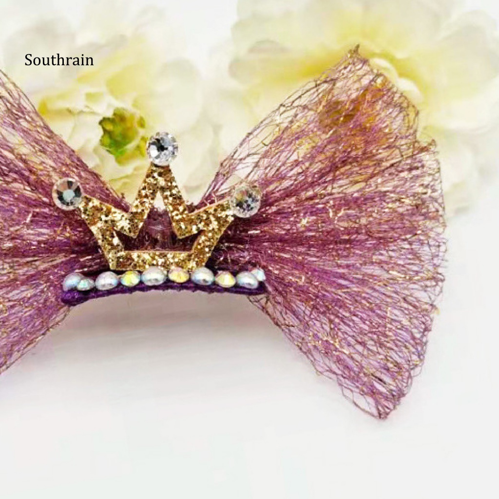 Kẹp Tóc Hình Vương Miện Có Đèn Led Cho Thú Cưng