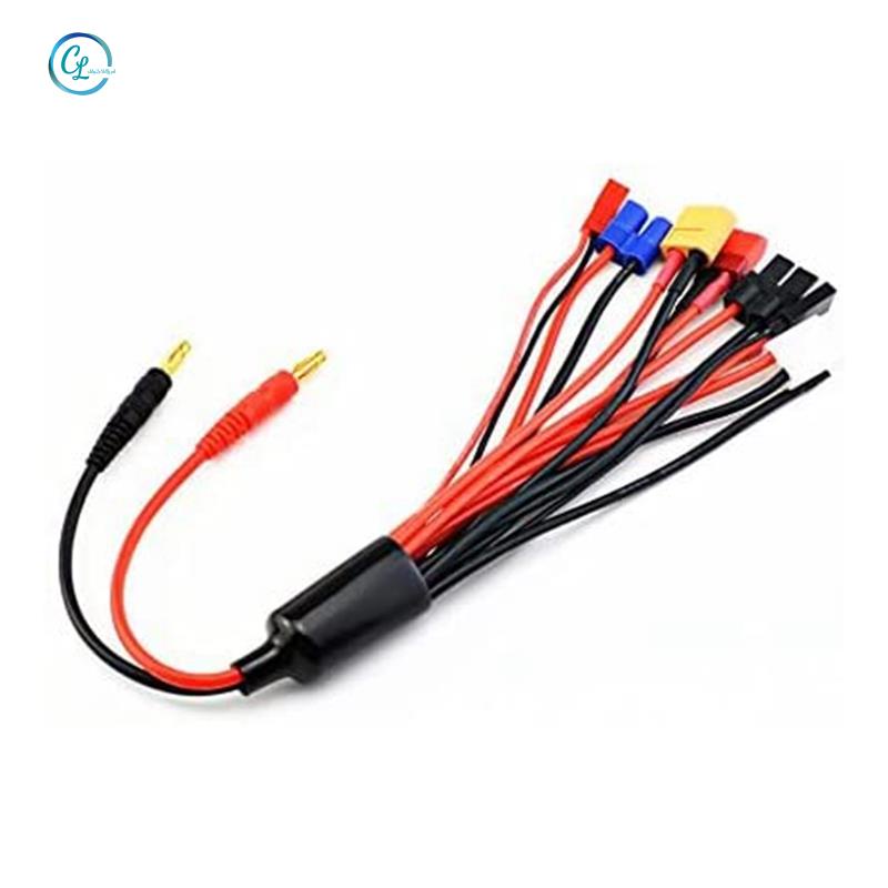 Dây Cáp Chia Cổng Sạc Pin Lipo 9 Trong 1 4.0mm Thành Đầu Cắm JST T XT60 EC3
