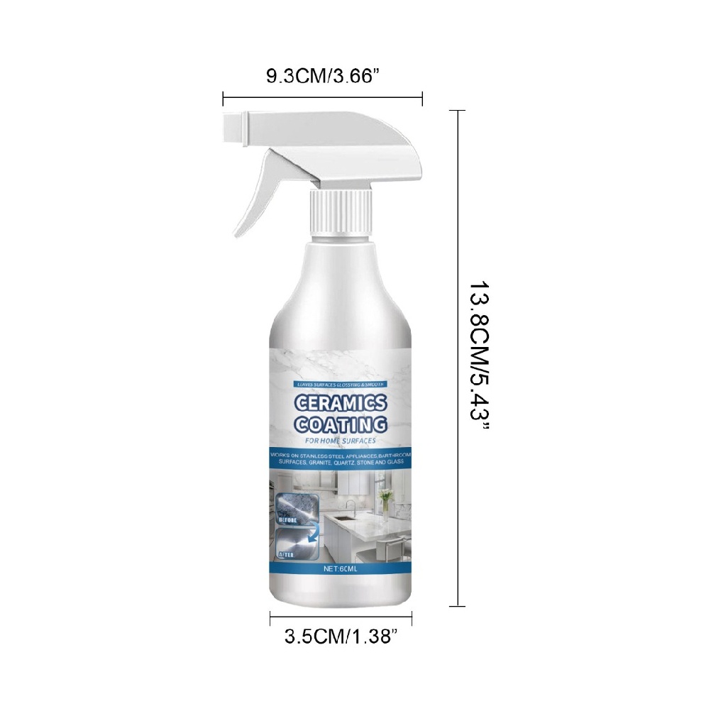 Ceramic Coating Spray for Marble Counters Kitchen Stainless Steel Appliances