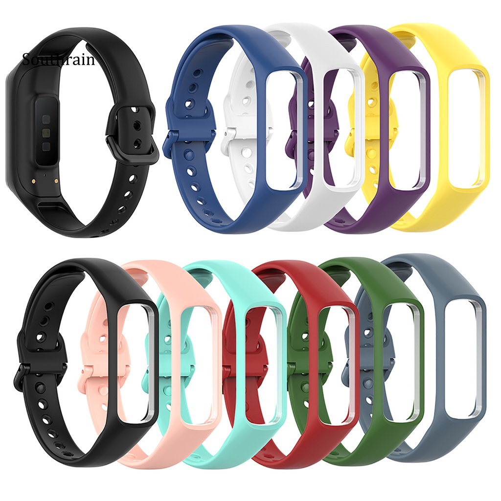 Dây Đeo Thay Thế Bằng Silicone Chống Nước Cho Đồng Hồ Samsung Galaxy Fite R375