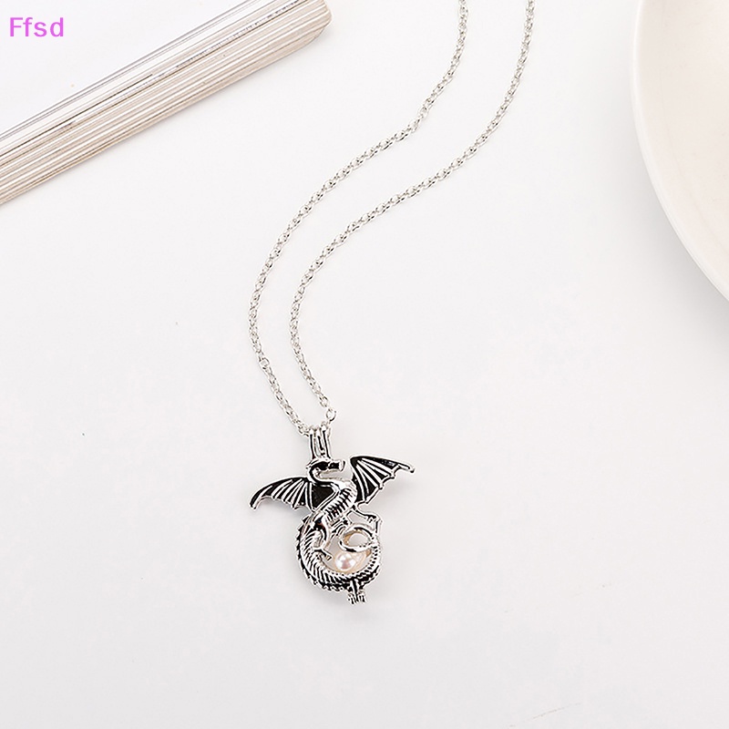 {Ffsd} Vòng cổ Hợp Kim Mặt Hình Rồng Phát Sáng Trong Bóng Tối Phong Cách Cổ Điển Cho Nam Giới Làm Quà Halloween