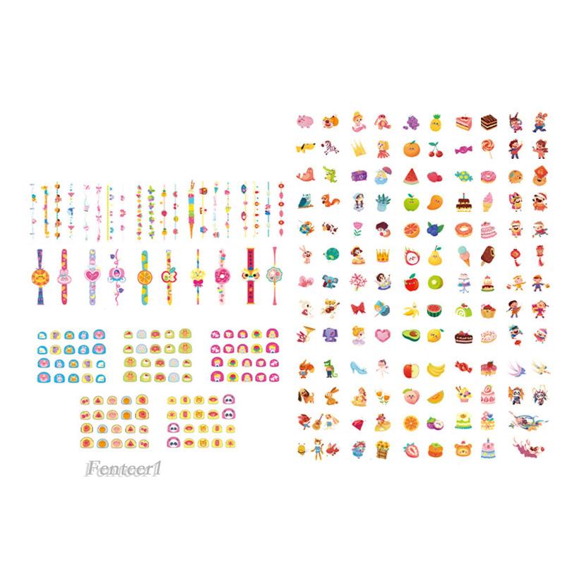 [Fenteer1] Sticker Dán Móng Tay Dễ Thương Dành Cho Trẻ Em