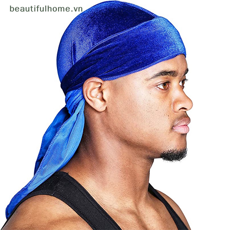 Mũ Nhung Trùm Đầu Dạng Đuôi Dài Phong Cách Hip Hop Cho Unisex