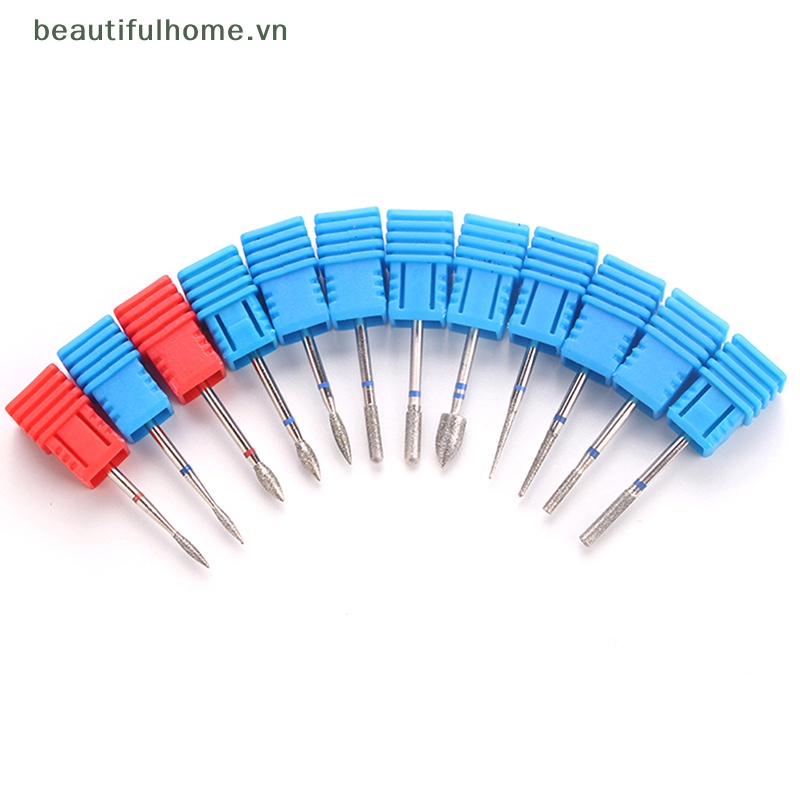 Đầu Dũa Móng Tay Bằng Vonfram Cacbua 12 Phong Cách Tiện Dụng