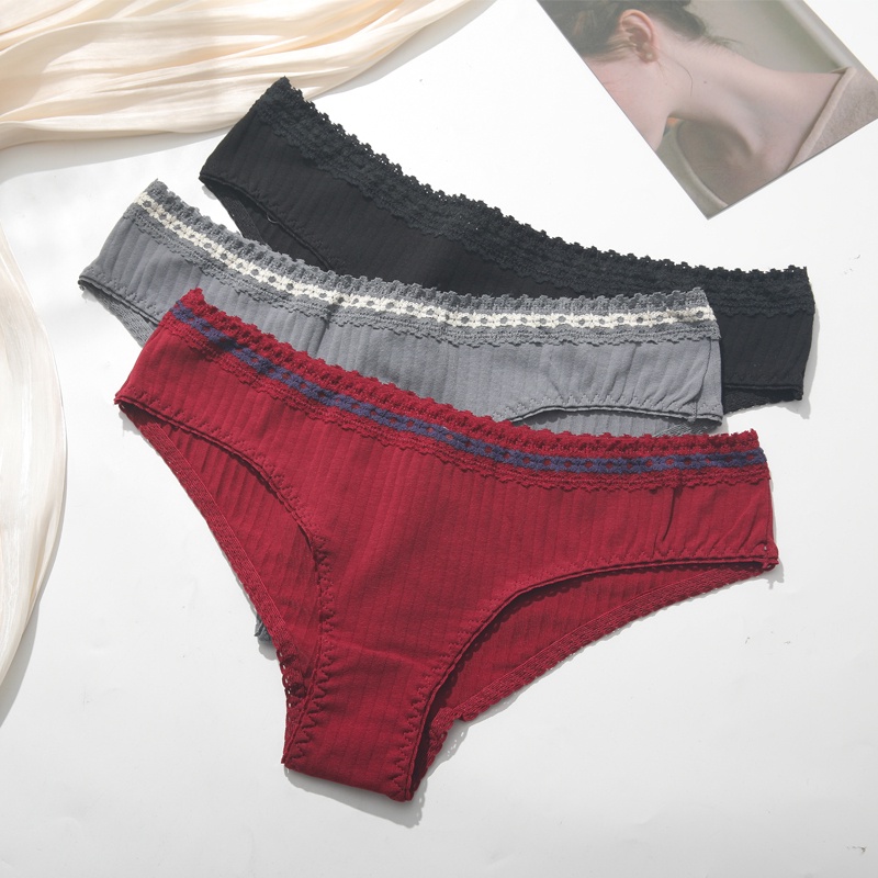 Quần Lót Cotton Plus Size Thoáng Khí Cho Nữ LEVAO