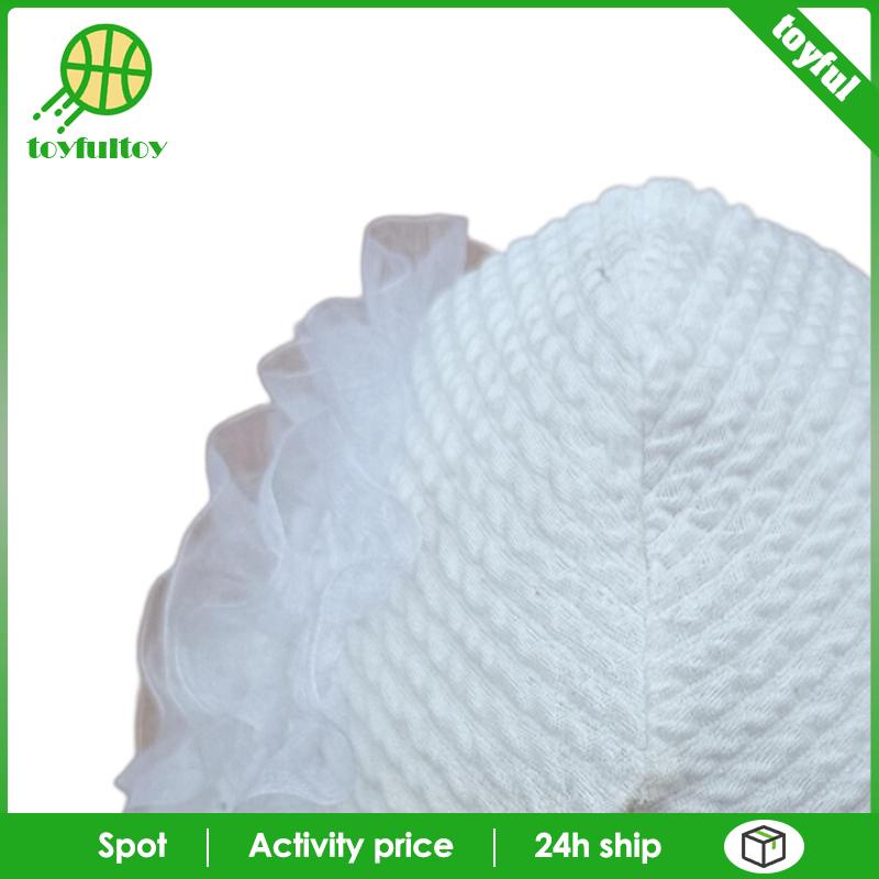 Mũ Bơi Trùm Đầu Đính Hoa Thời Trang Đi Biển Cho Nữ