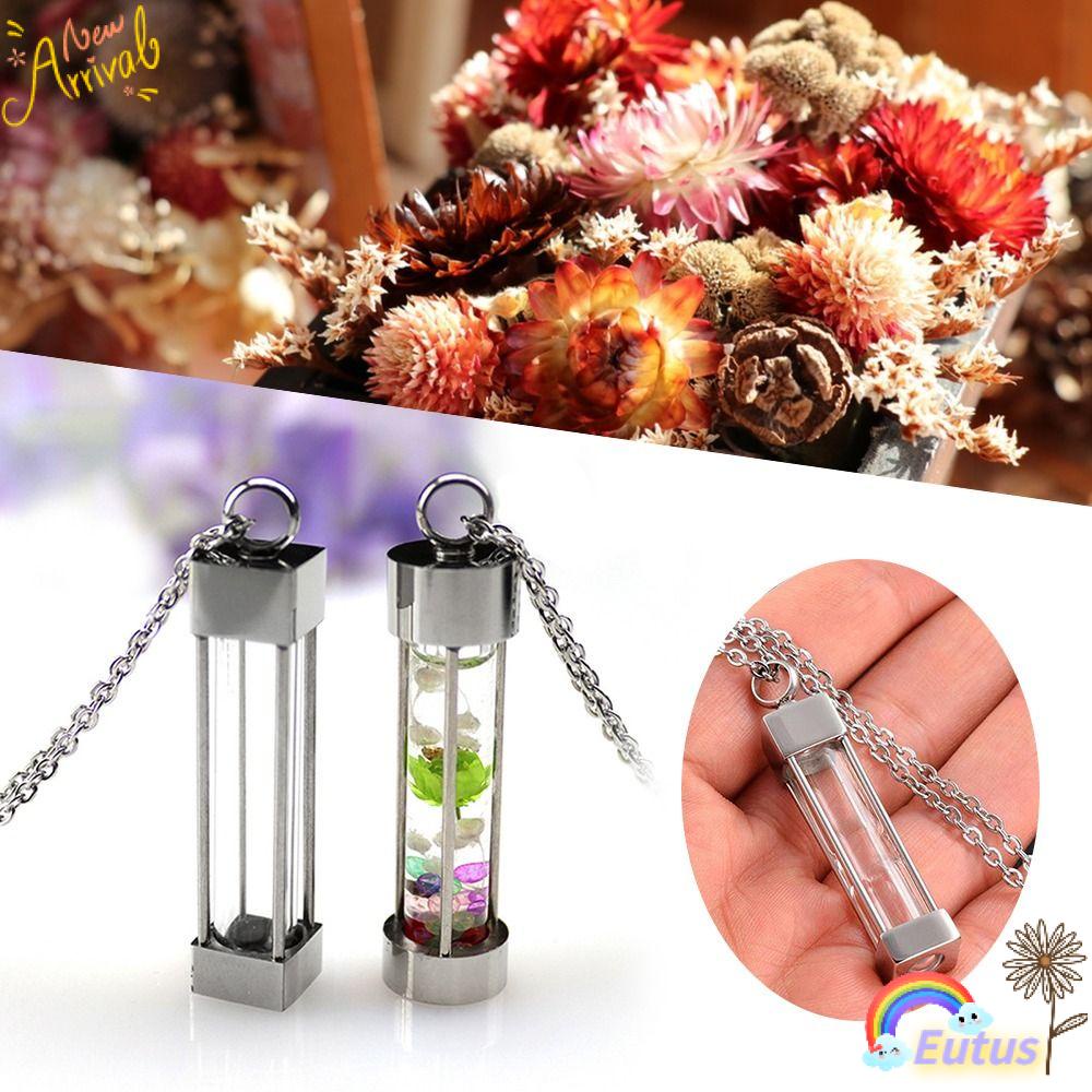 Vòng cổ Mặt Lọ Điều Ước Trong Suốt Có Thể Mở Ra