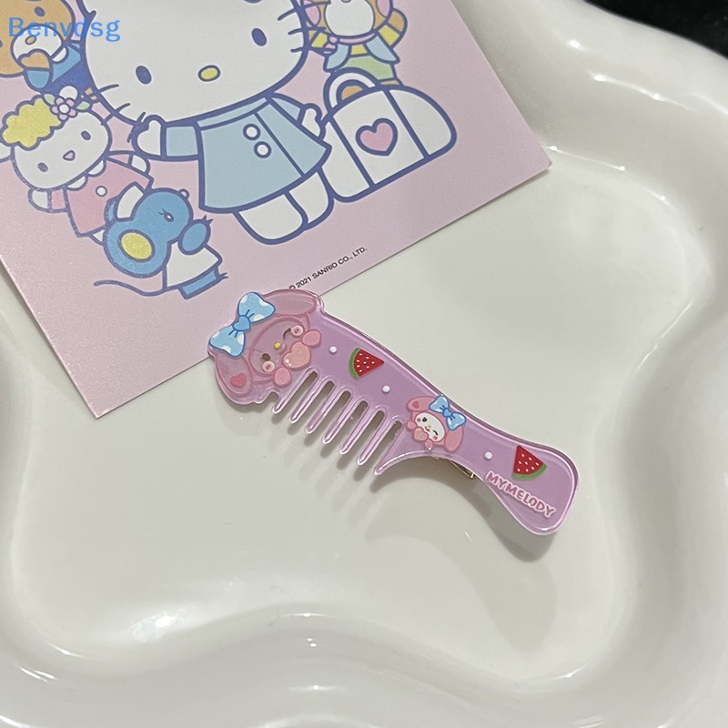 SANRIO Kẹp Tóc Hoạt Hình Kuromi Đáng Yêu Cho Nữ