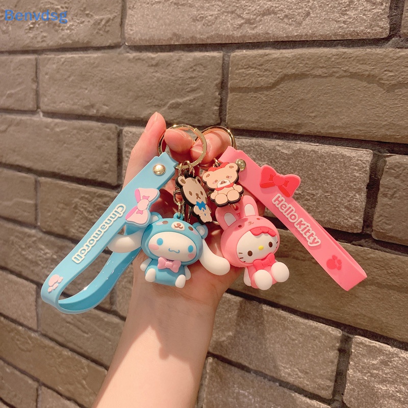 Benvdsg > Móc Khóa Hình Nhân Vật Hoạt Hình Sanrio Hello Kitty My Melody Kuromi Dễ Thương Sáng Tạo