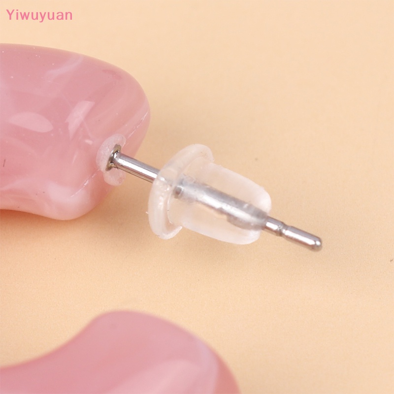 < Yiwuyuan > Bộ Khuyên Tai Hình Học / Trái Tim / Bướm Nhiều Màu Dễ Thương Hợp Thời Trang Cho Nữ