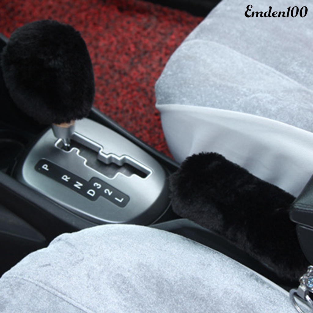 1 Bộ Vỏ Bọc Cần Gạt Phanh Tay Chống Trượt Mềm Mại Cho Xe Hơi