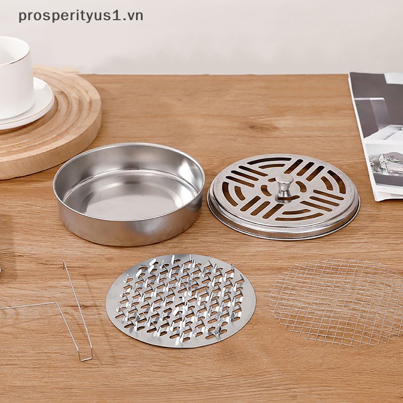 [prosperityus1] Khay Đựng Nhang Muỗi / Côn Trùng Có Nắp Đậy Mang Đi Ra Ngoài Tiện Lợi