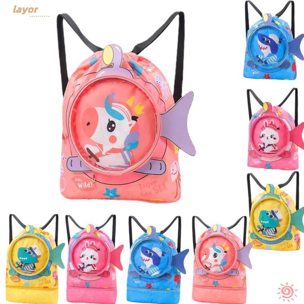 Balo Thể Thao Họa Tiết Hoạt Hình Dễ Thương Có Thể Điều Chỉnh Cho Bé