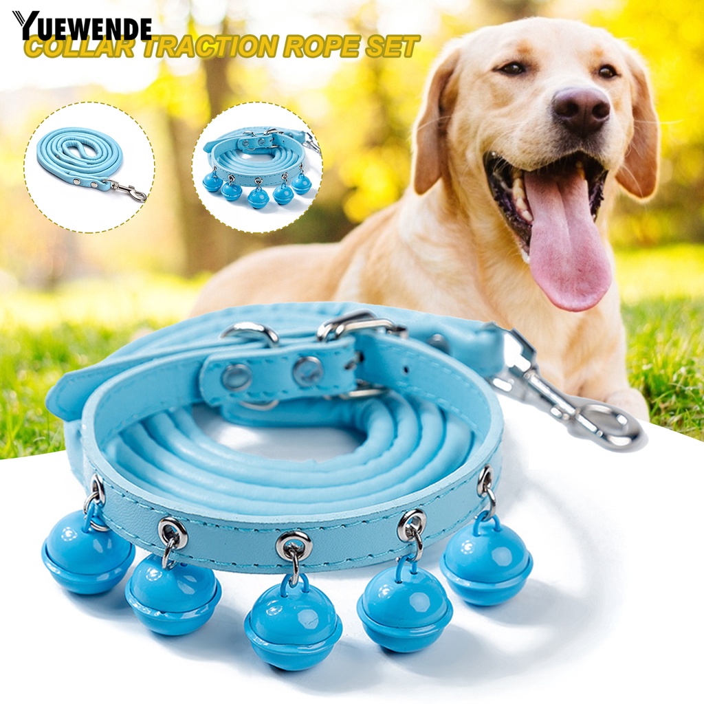 Dây Dắt Thú Cưng Đi Dạo Chống Sặc Màu Trơn Dễ Thương