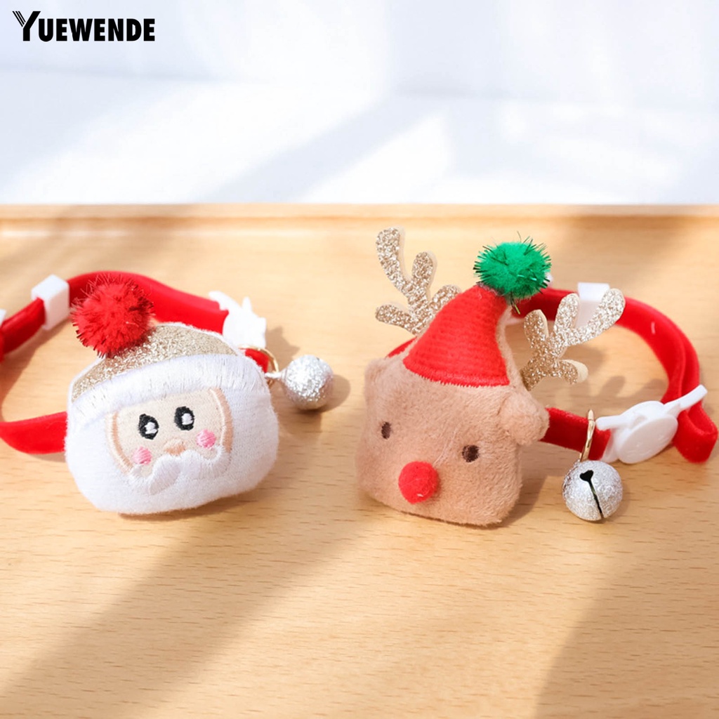 Yq.e Vòng Cổ Gắn Chuông Trang Trí Giáng Sinh Thân Thiện Với Da Cho Thú Cưng