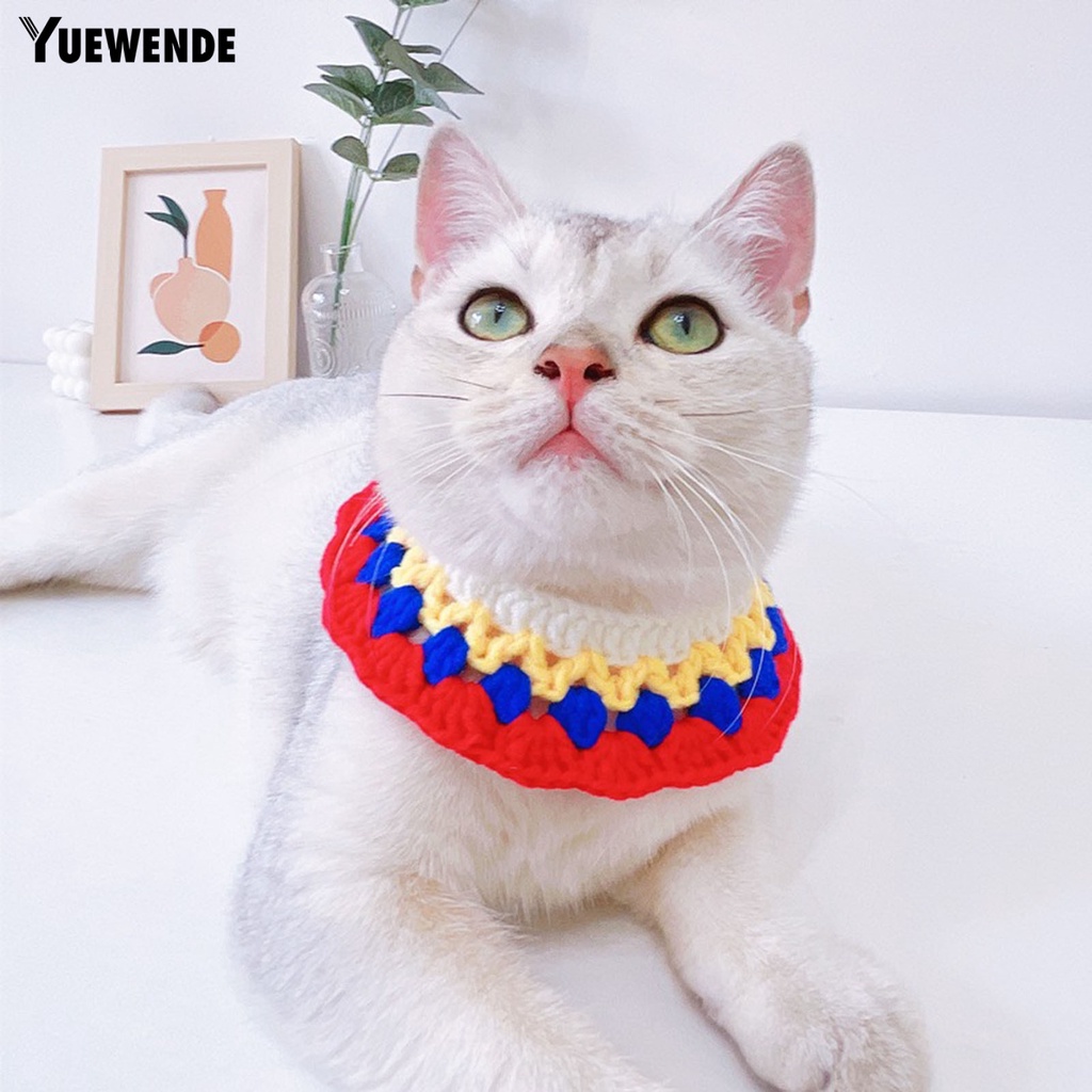 Vòng Cổ YQ.E Bằng Len Nhiều Màu Thời Trang Dành Cho Thú Cưng