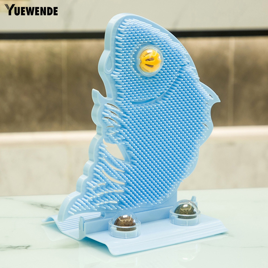 Yq.e 1 Bộ Đồ Chơi Cào Móng Bằng Nhựa Nhám Kích Thước Nhỏ Gọn Chống Mài Mòn Thiết Kế Hình Dạng Chuông Có Thể Tháo Rời Kèm Bóng Cà