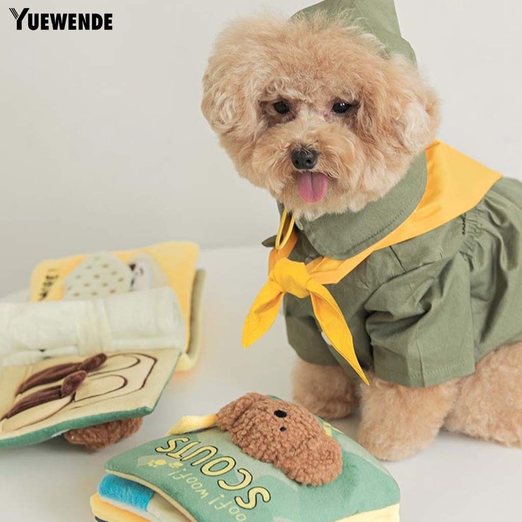 Sách Đồ Chơi YQ.E Mềm Mại Giảm Căng Thẳng Hiệu Ứng Âm Thanh Họa Tiết Hoạt Hình Dành Cho Thú Cưng