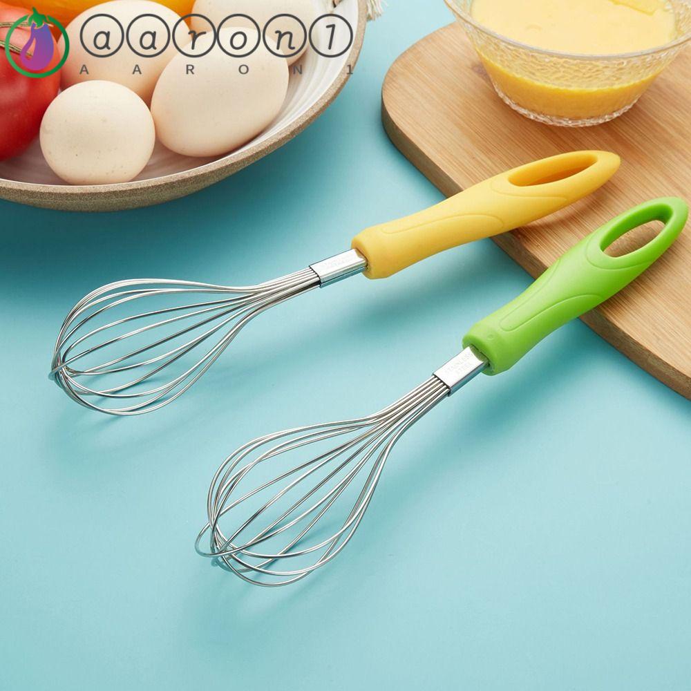 Cây Đánh Trứng AARON1 Bằng Thép Không Gỉ Với Tay Cầm Nhựa Tiện Dụng
