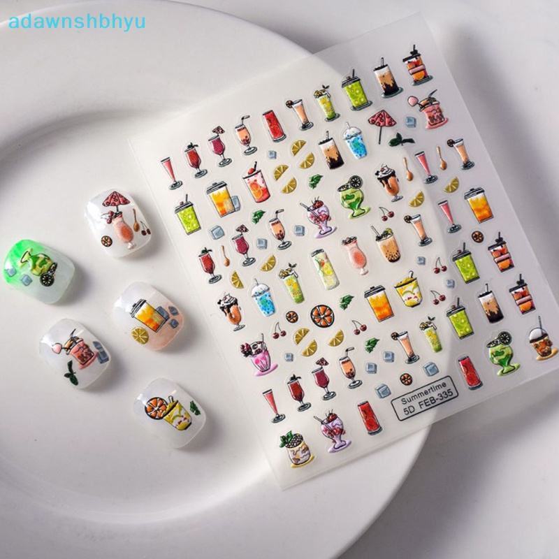 1 Tờ Miếng Dán Trang Trí Móng Tay Họa Tiết Hoa Phong Cách Bohemia