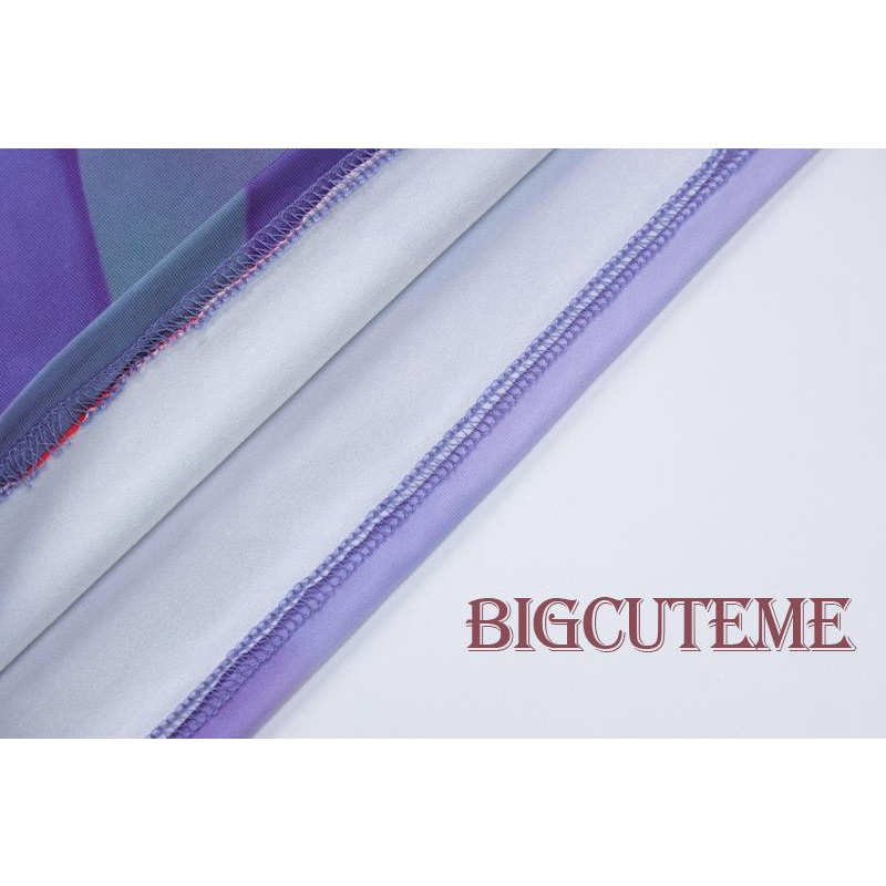 Đầm Sát Nách Ống Dài Màu Tím In Họa Tiết Thời Trang Mùa Hè Cho Nữ