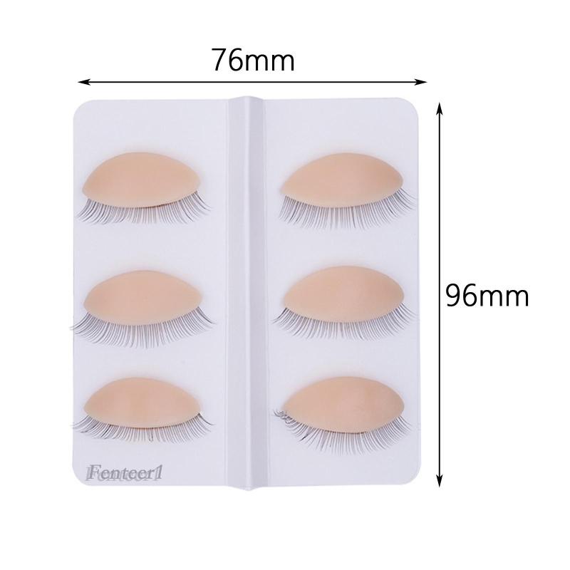 1 / 6 Cặp Lông Mi Giả Có Thể Tháo Rời Tiện Dụng