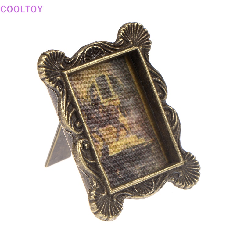 Cooltoy 1 Bộ Khung Ảnh Cổ Điển Thu Nhỏ 1: 12 Trang Trí Nhà Búp Bê