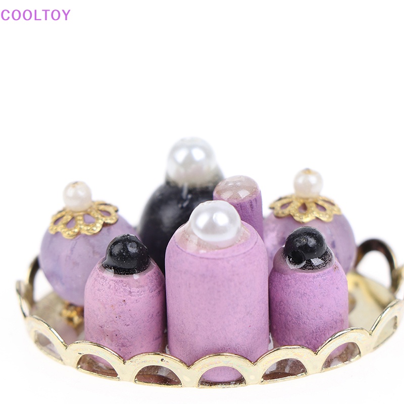 1 Bộ Khay Đựng Đồ Dùng Phòng Ngủ Cho Nhà Búp Bê Tỉ Lệ 1: 12