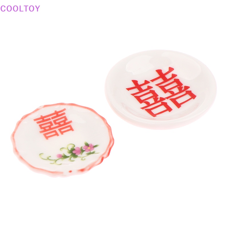 1 Đĩa Sứ Mini 1: 12 Tự Làm Đồ Trang Trí Nhà Búp Bê