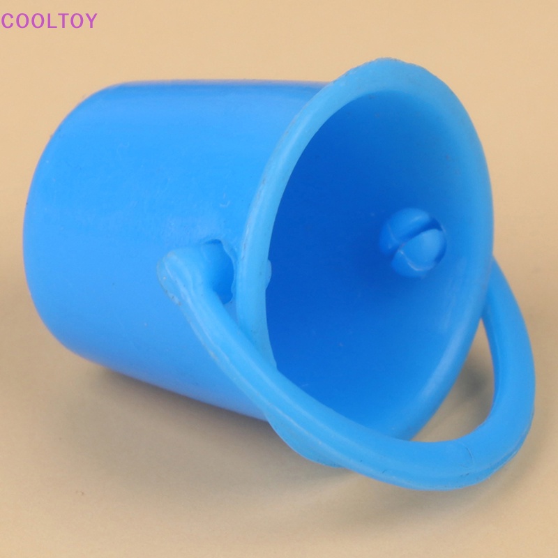 Set 2 Xô Nước Mini Trang Trí Nội Thất Cho Nhà Búp Bê