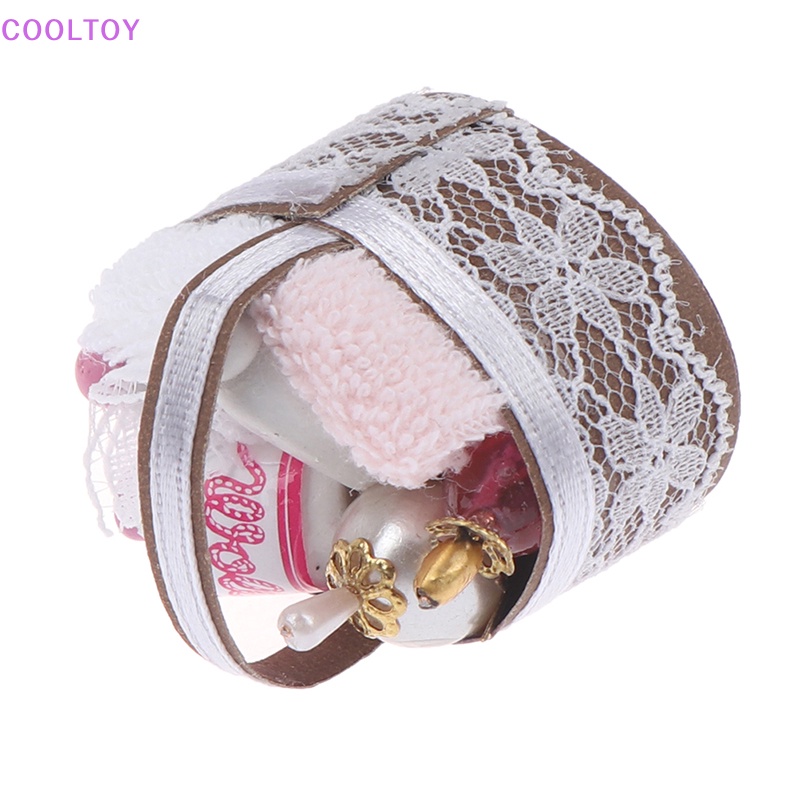 Giỏ Đựng Đồ Dùng Nhà Tắm Tỉ Lệ 1: 12 Trang Trí Nhà Búp Bê