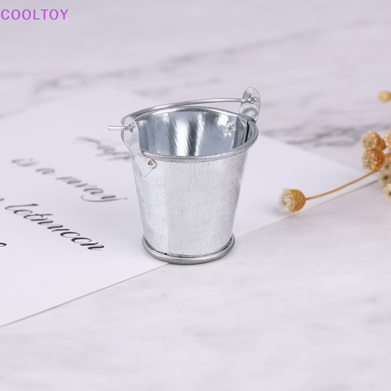 Xô Kim Loại Mini 1 / 6 1 / 12 Trang Trí Nhà Búp Bê