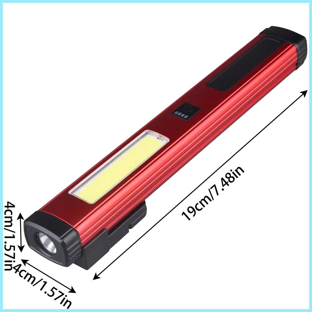 Đèn Pin Bỏ Túi Kèm Đế Nam Châm Loại C Sạc 3 tdevn