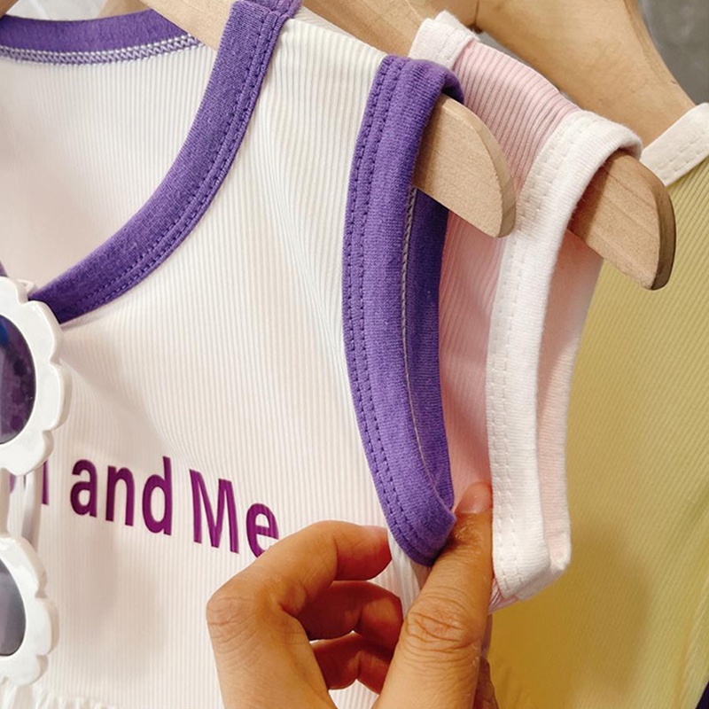 Đầm Mùa Hè 2023 Sát Nách Bằng Lụa Lạnh Cho Bé Gái 2-9 Tuổi