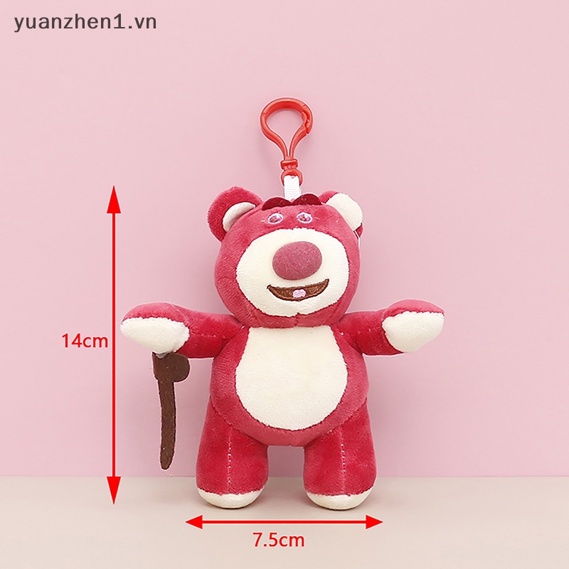 Móc Khóa Hình Quả Dâu Nhồi Bông Đáng Yêu