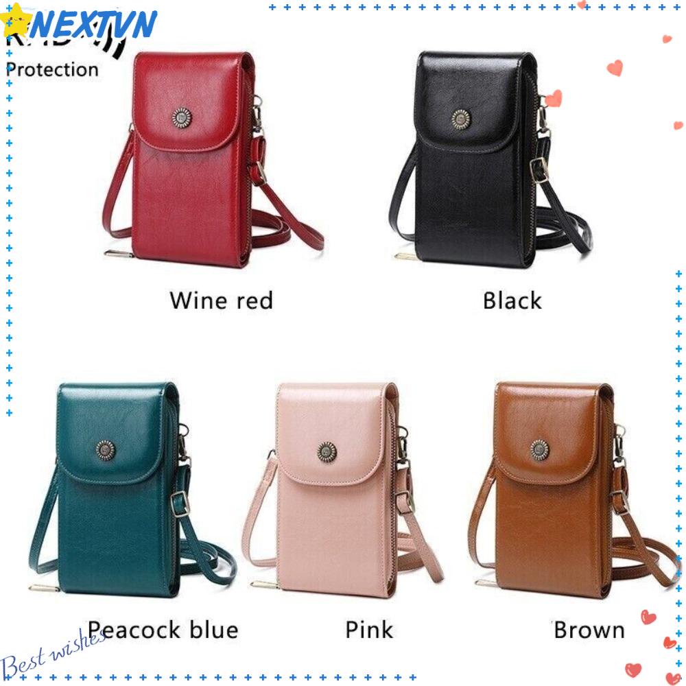 Túi Đeo Chéo Đựng Điện Thoại RFID Thời Trang Dành Cho Nữ