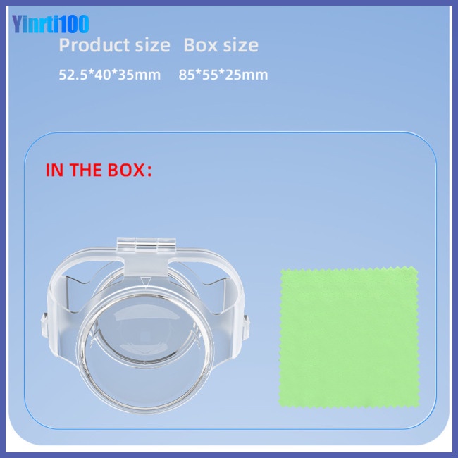 Vỏ Bảo Vệ Ống Kính Máy Ảnh Trong Suốt Chống Bụi Chống Rơi Cho Insta360 X3