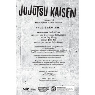 Jujutsu Kaisen 13 (English Edition)