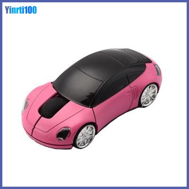 Chuột Không Dây Hình Xe Hơi Mini 2.4G Có Giao Diện USB Cho Notebook / Máy Tính