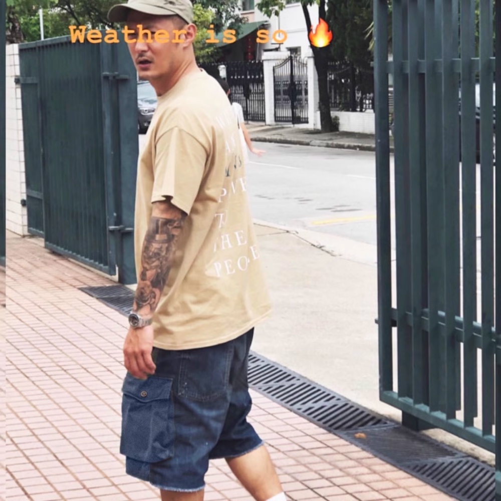 Madness MDNS WRUEI Quần Short Denim Thời Trang Đường Phố Dễ Phối Đồ Cho Nam