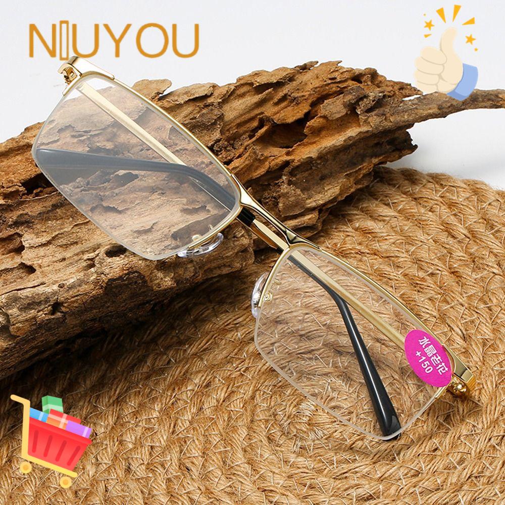 Kính Đọc Sách Nửa Gọng Đơn Giản Phong Cách Vintage Thời Trang Sự Bảo Vệ