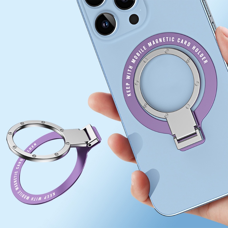 Trọng Lượng Nhẹ Xoay 360 Độ Tiện Dụng° Giá Đỡ Điện Thoại Dạng Nhẫn Đeo Tay Từ Tính Xoay Được Bằng Kim Loại Sáng Tạo Thông Dụng Cho Xe
