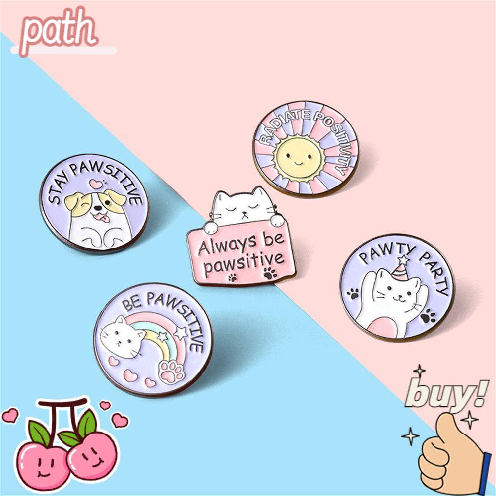 Ghim Cài Áo Hình Dấu Chân Chó Hoạt Hình Dễ Thương DIY