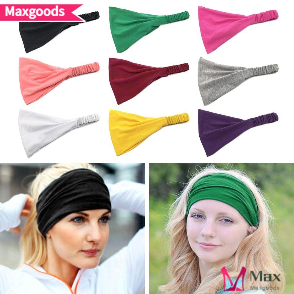 Bộ 3 Băng Đô Cài Tóc Màu Sắc Thời Trang Dành Cho Nữ Tập Yoga