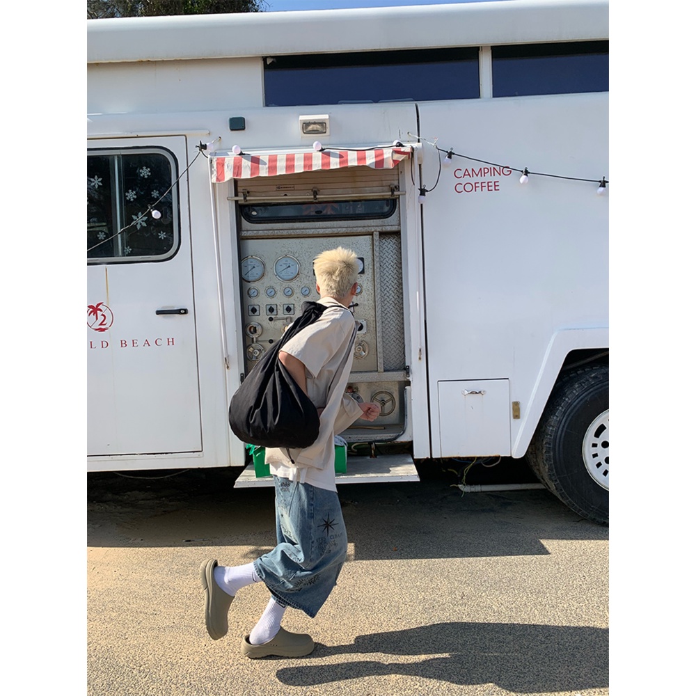 Quần Short Denim R1dge Họa Tiết Graffiti Đường Phố Mỹ Thời Trang Mùa Hè Cho Nam